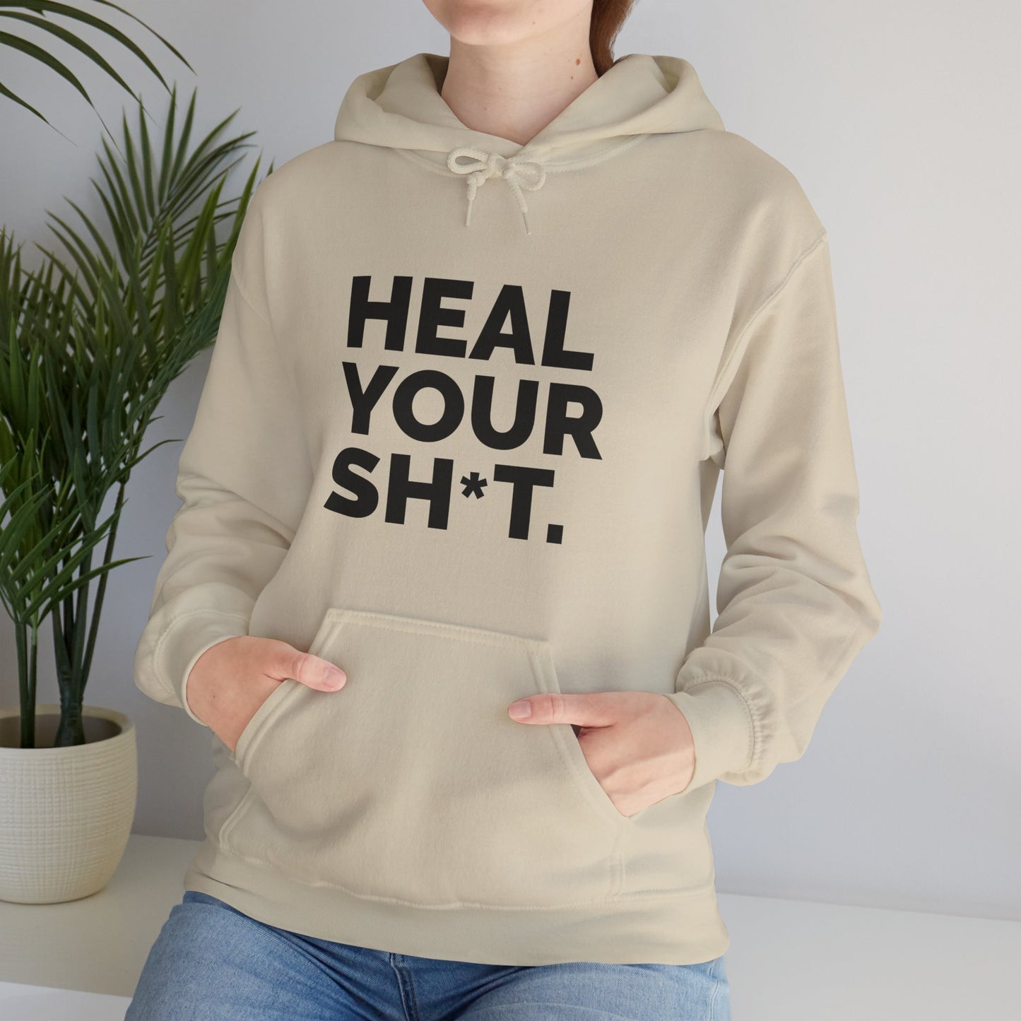 Heal Your Sh*t Unisex Eco-Luxury Hooded Sweatshirt
