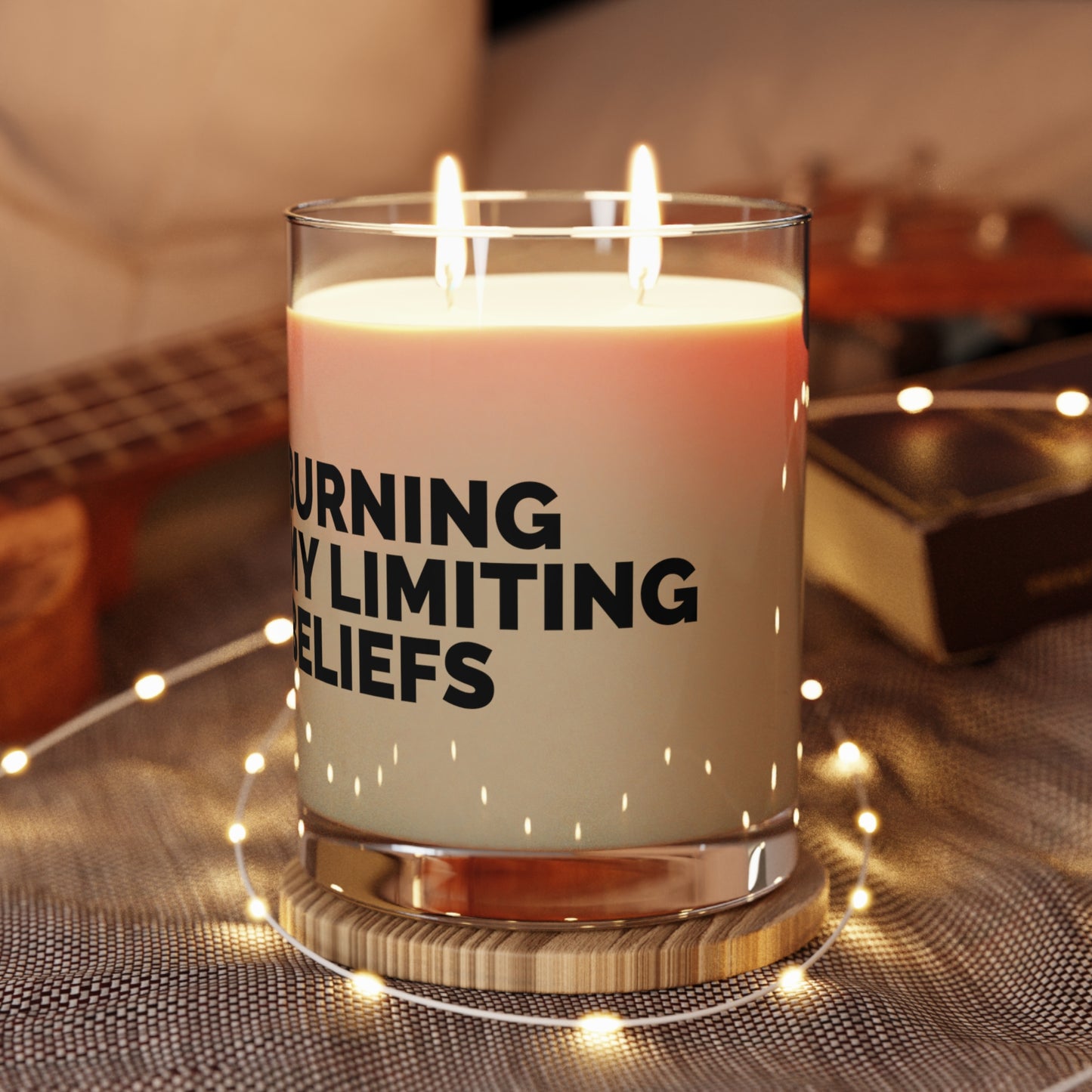 Motivational Scented Candle “Burning My Limiting Beliefs”
