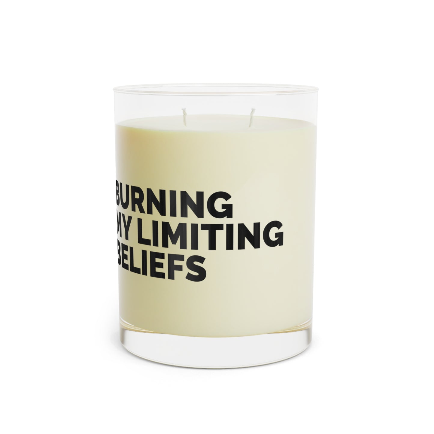 Motivational Scented Candle “Burning My Limiting Beliefs”