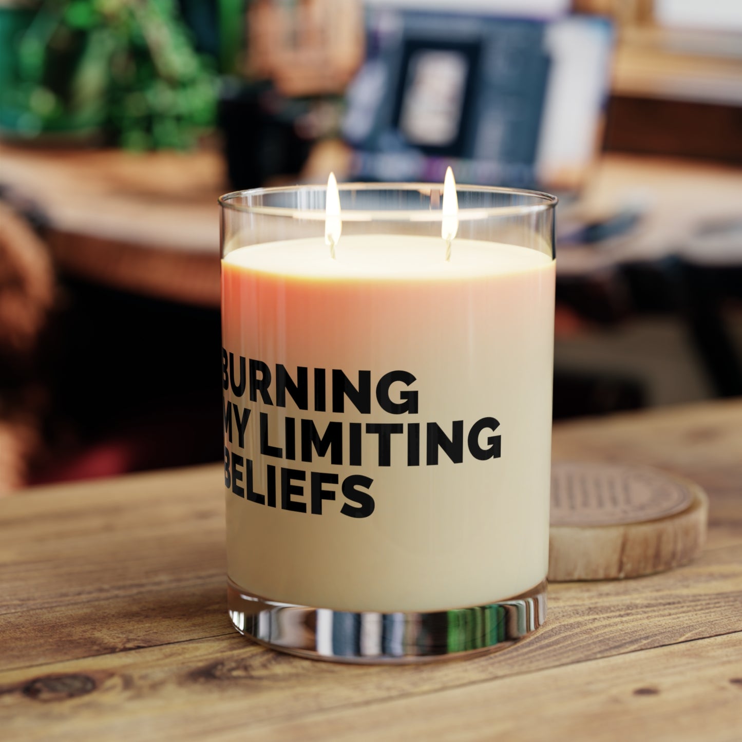 Motivational Scented Candle “Burning My Limiting Beliefs”